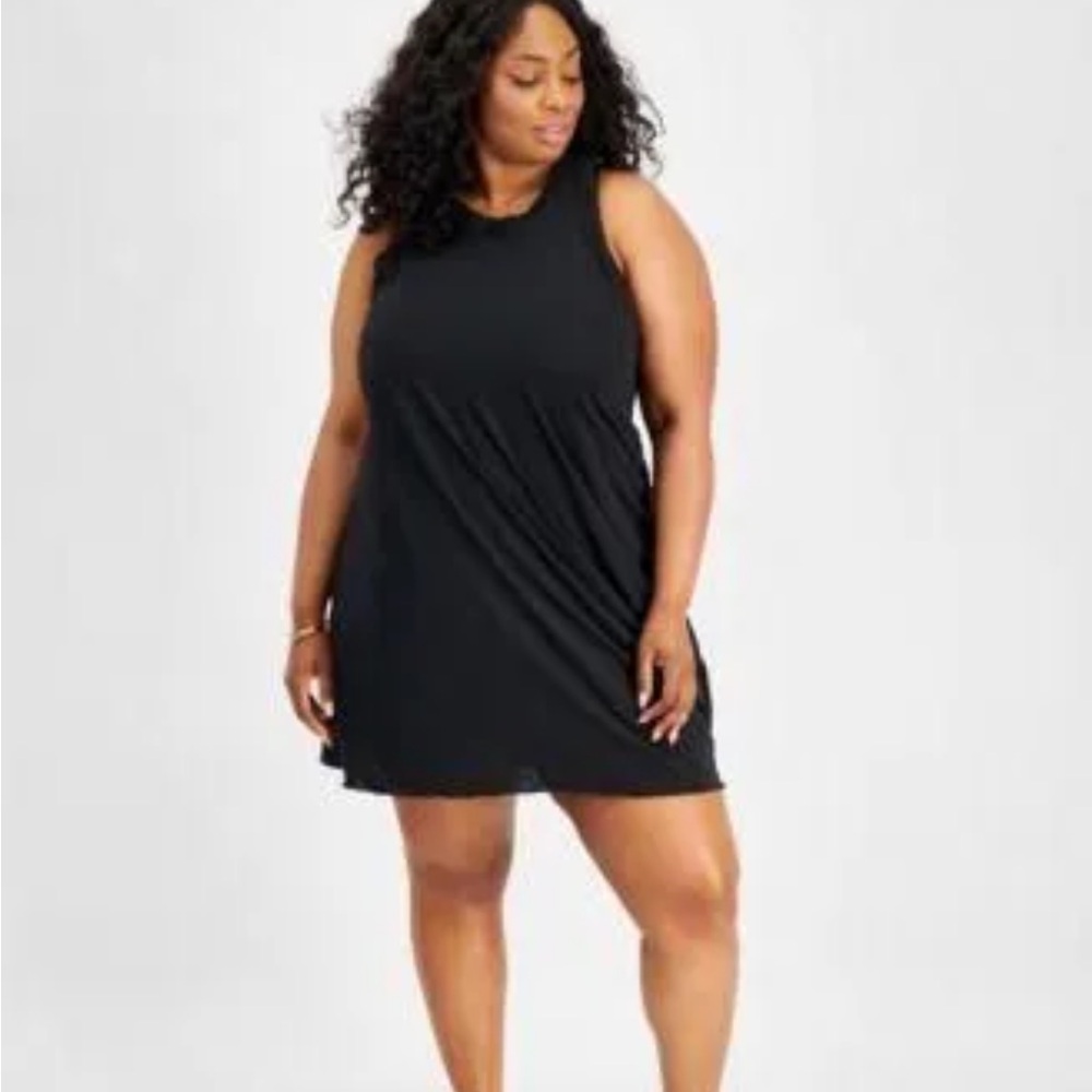 NWT BECCA Black Women's Swim Racerback Cover-Up